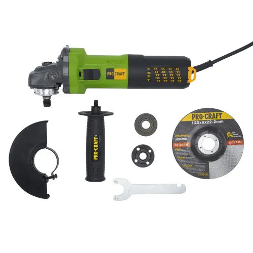Procraft Sarokcsiszoló 1100W 125 mm PW2200