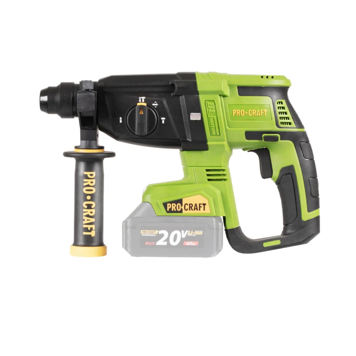 Procraft Akkus Ütvefúró-Csavarozó SDS Plus Tokban PHA40-bb-c