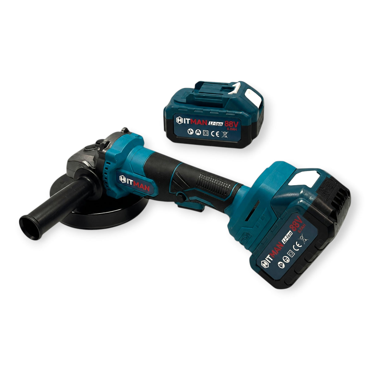 Hitman HT-BAG-7433R Akkus Sarokcsiszoló 125mm 88V 2 Akkumulátorral