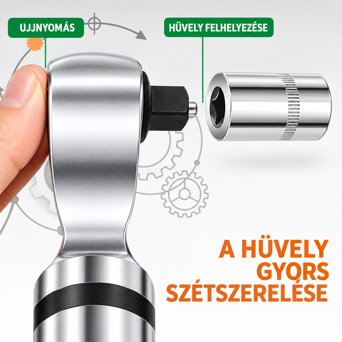 HITMAN HA-2157 állítható nyomatékkulcs 1/4" – 5–25 Nm