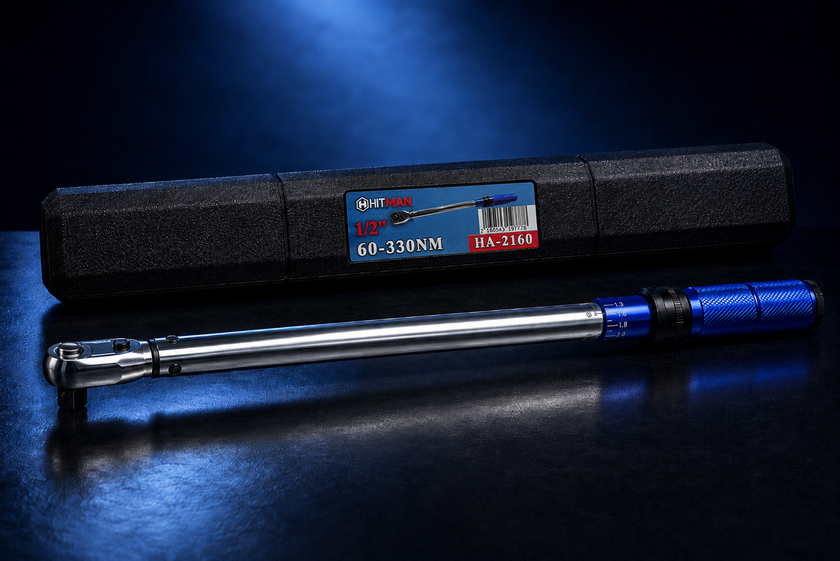 HITMAN HA-2160 állítható nyomatékkulcs 1/2" – 60–330 Nm, 56 cm