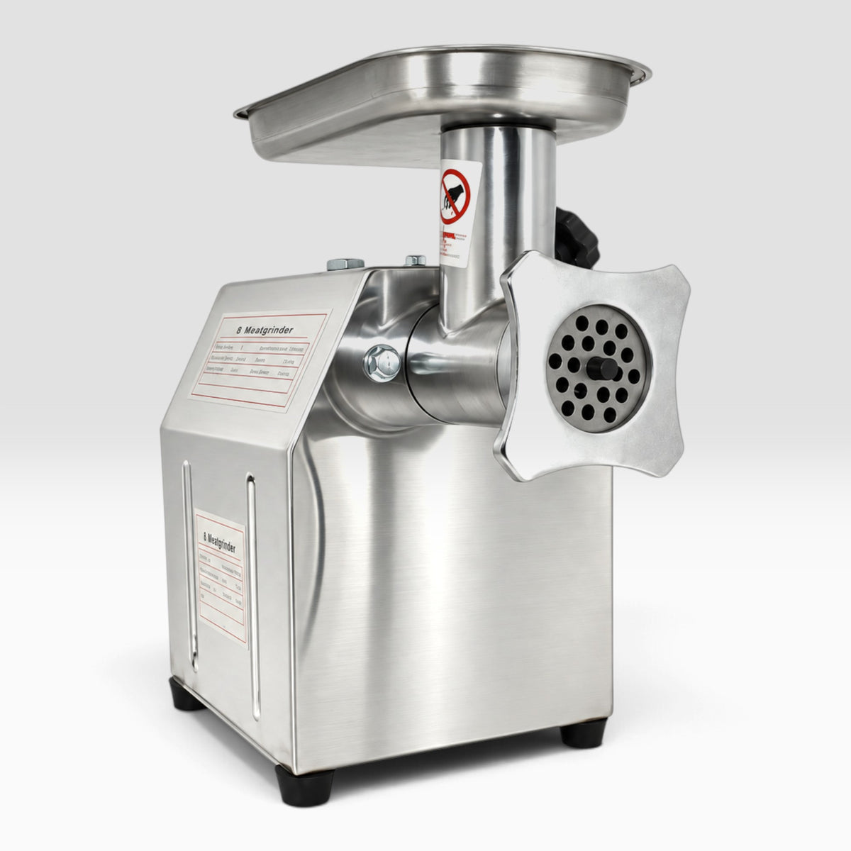 Rozsdamentes acél Inox húsdaráló 8” 2500W HM6240