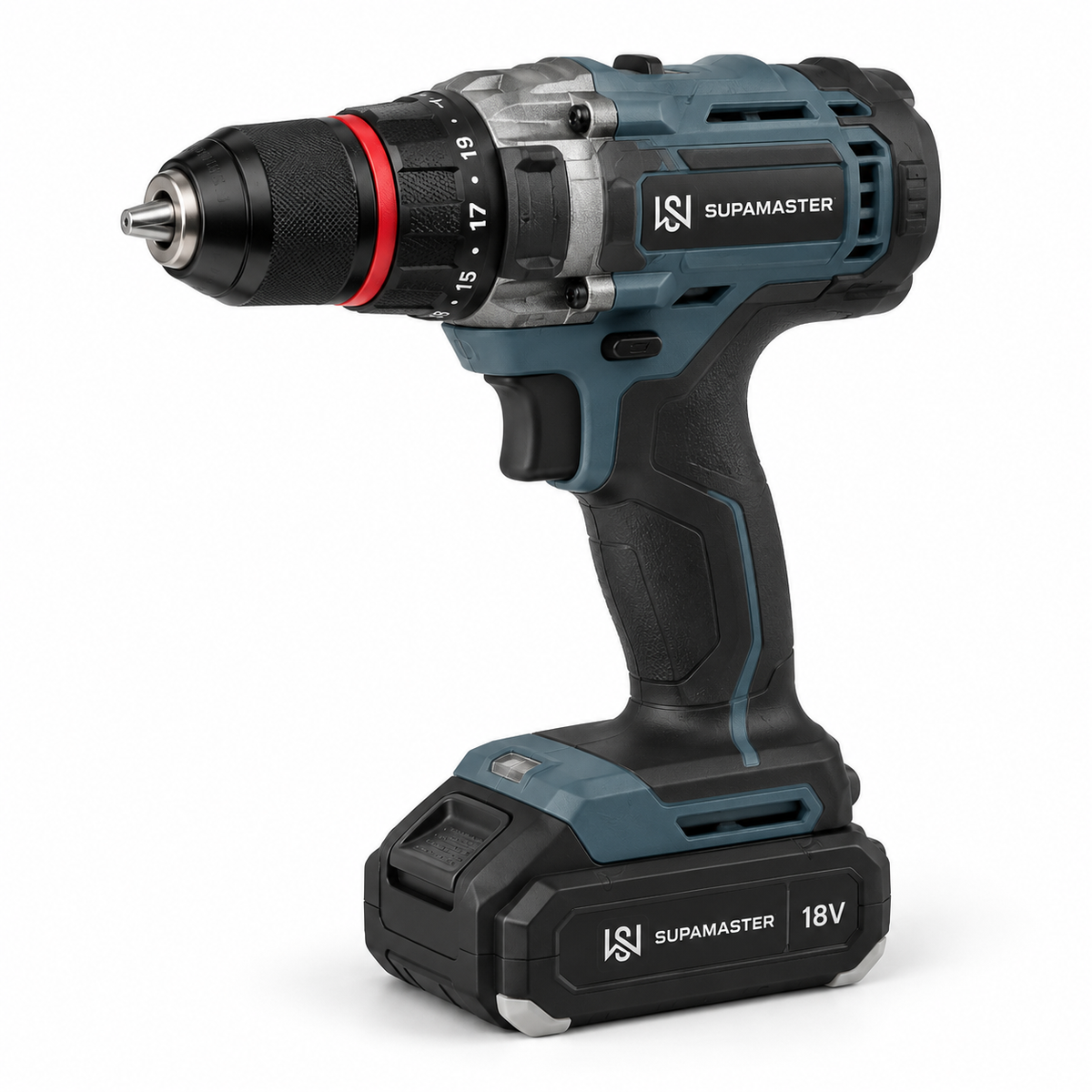 Supamaster SM-1065 18V akkus fúró-csavarozó, 10 mm, 2 sebességes