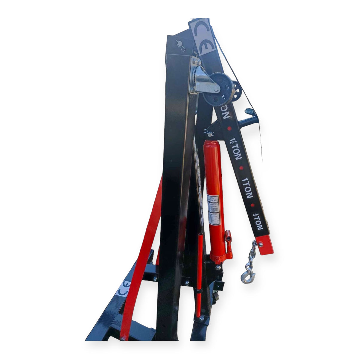 KrafTech HM-6415 Összecsukható Hidraulikus Motorkiemelő Zsiráf – 2 Tonna, 2,35 m
