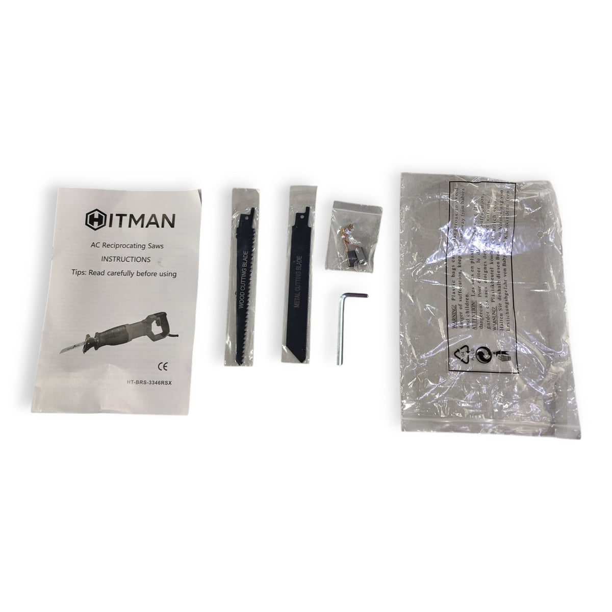 Hitman HT-BRS-3346RSX Elektromos Orrfűrész, 2800W, Kardfűrész, Reciprok mozgású