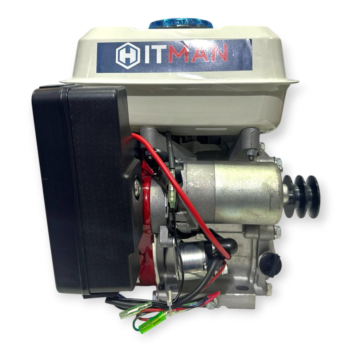 Hitman HT-GX-5975 7.5HP Álló Benzinmotor Önálló Olajzás Kulcsos Indítás
