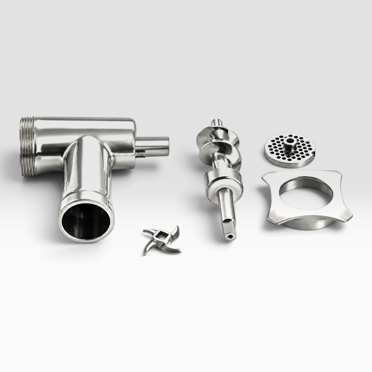 Inox HM-6315 ipari INOX húsdaráló 3500W, 280 kg/h kapacitással, 230V 50Hz gép