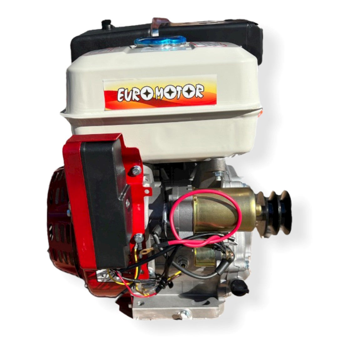 EuroStar M61.Motor.15HP – 15 LE Benzinmotor Önindítóval és Leszerelhető Ékszíjtárcsával