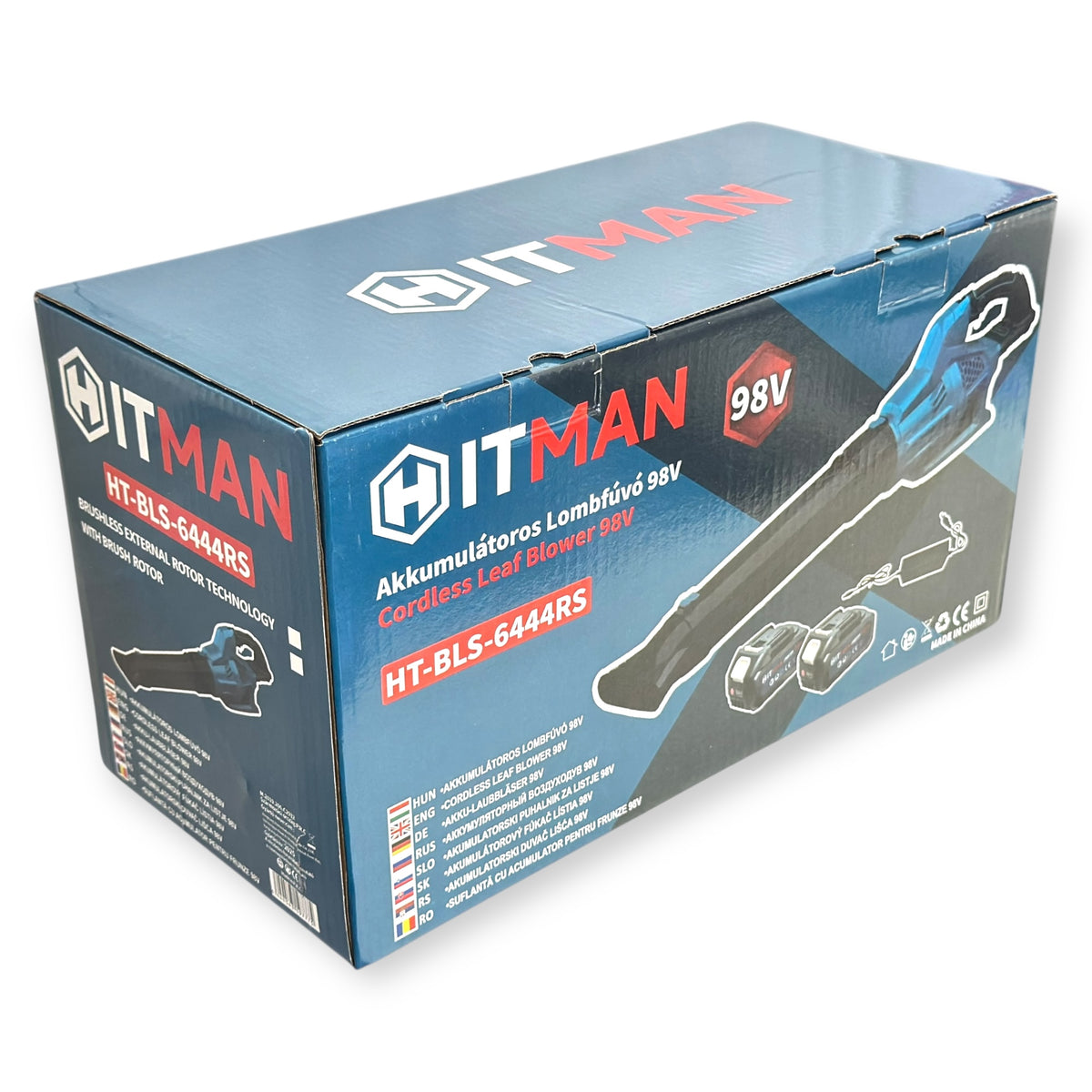 Hitman HT-BLS-6444RS akkumulátoros lombfúvó 98V  - 2db akkuval