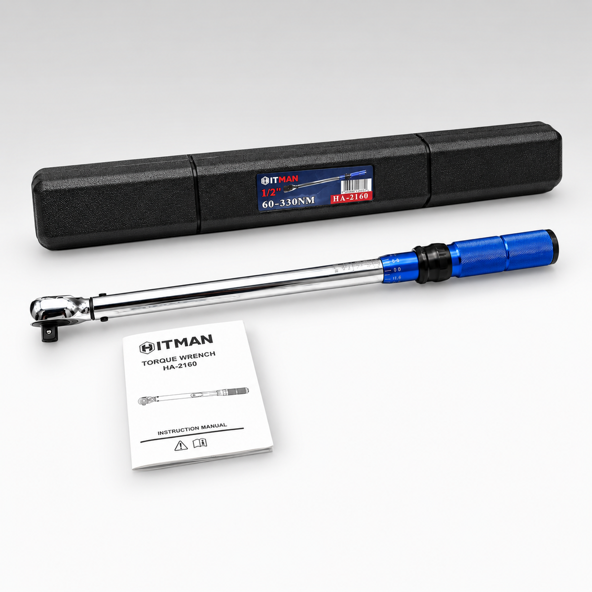 HITMAN HA-2160 állítható nyomatékkulcs 1/2" – 60–330 Nm, 56 cm