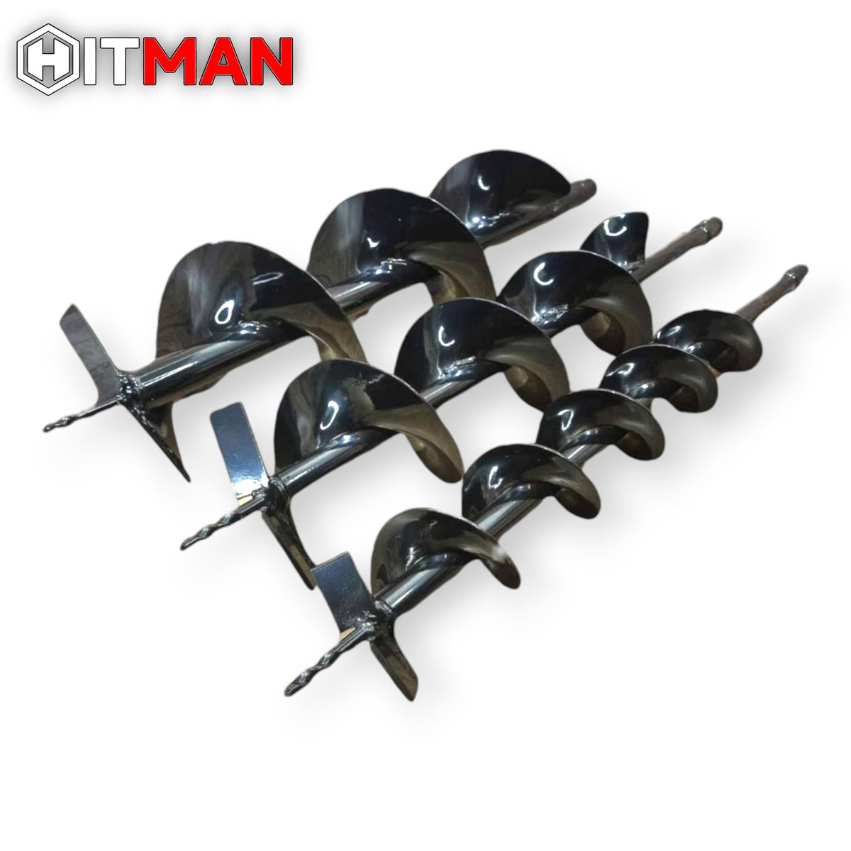 Hitman HT-ED76MAX Benzinmotoros Talajfúrógép 6,5HP – 73cc – 3 fúrószár, 80 cm hossz