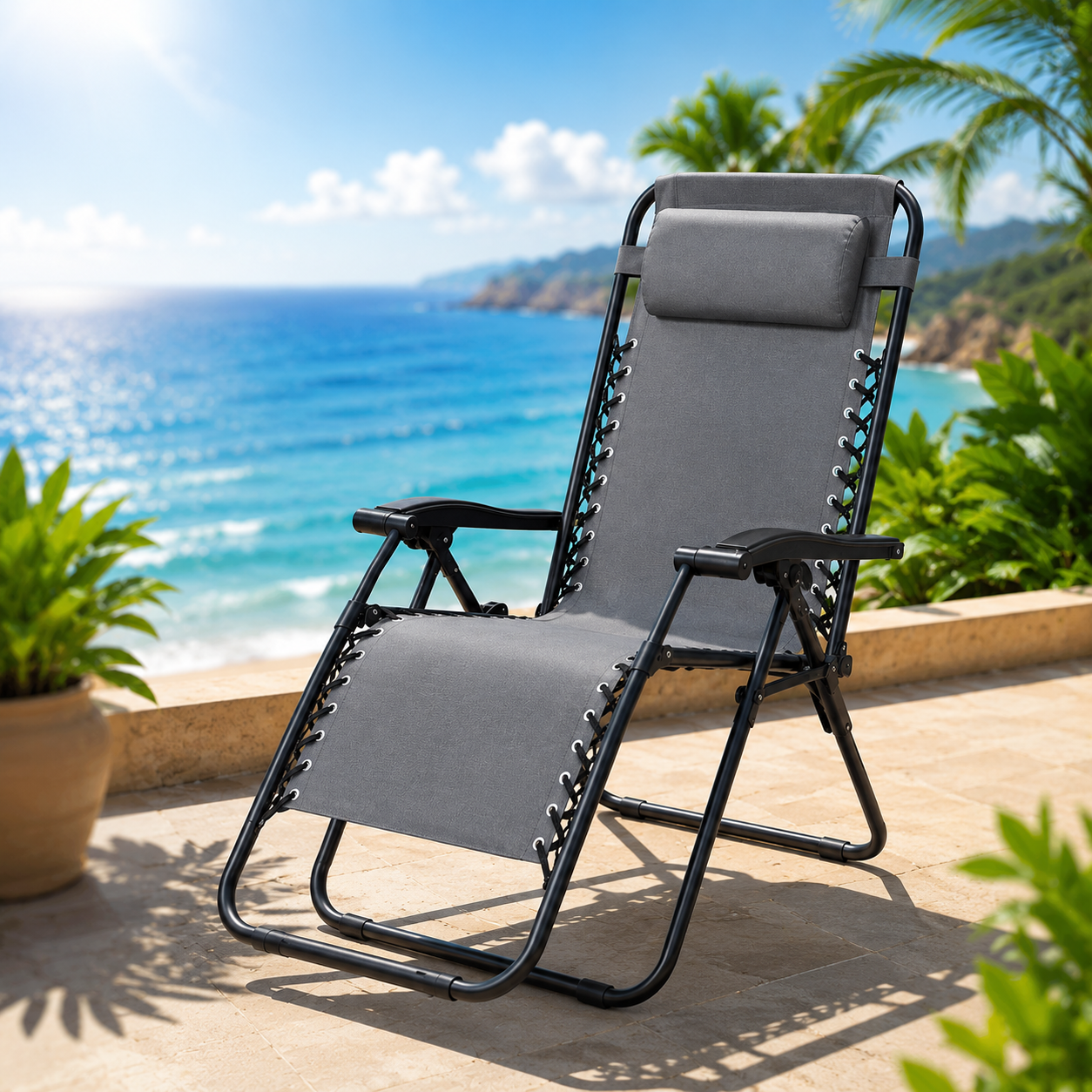RelaxZero Gravity Premium Szürke Pihenőszék