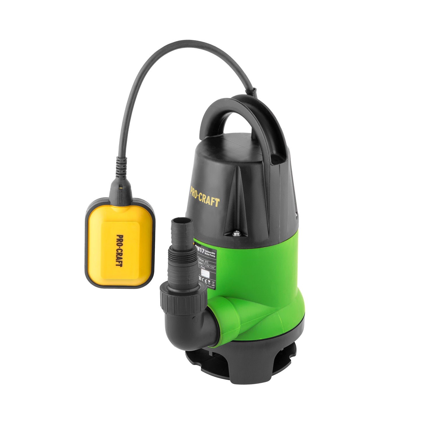 Procraft PN17 Merülőszivattyú Szennyezett Vízhez 400W