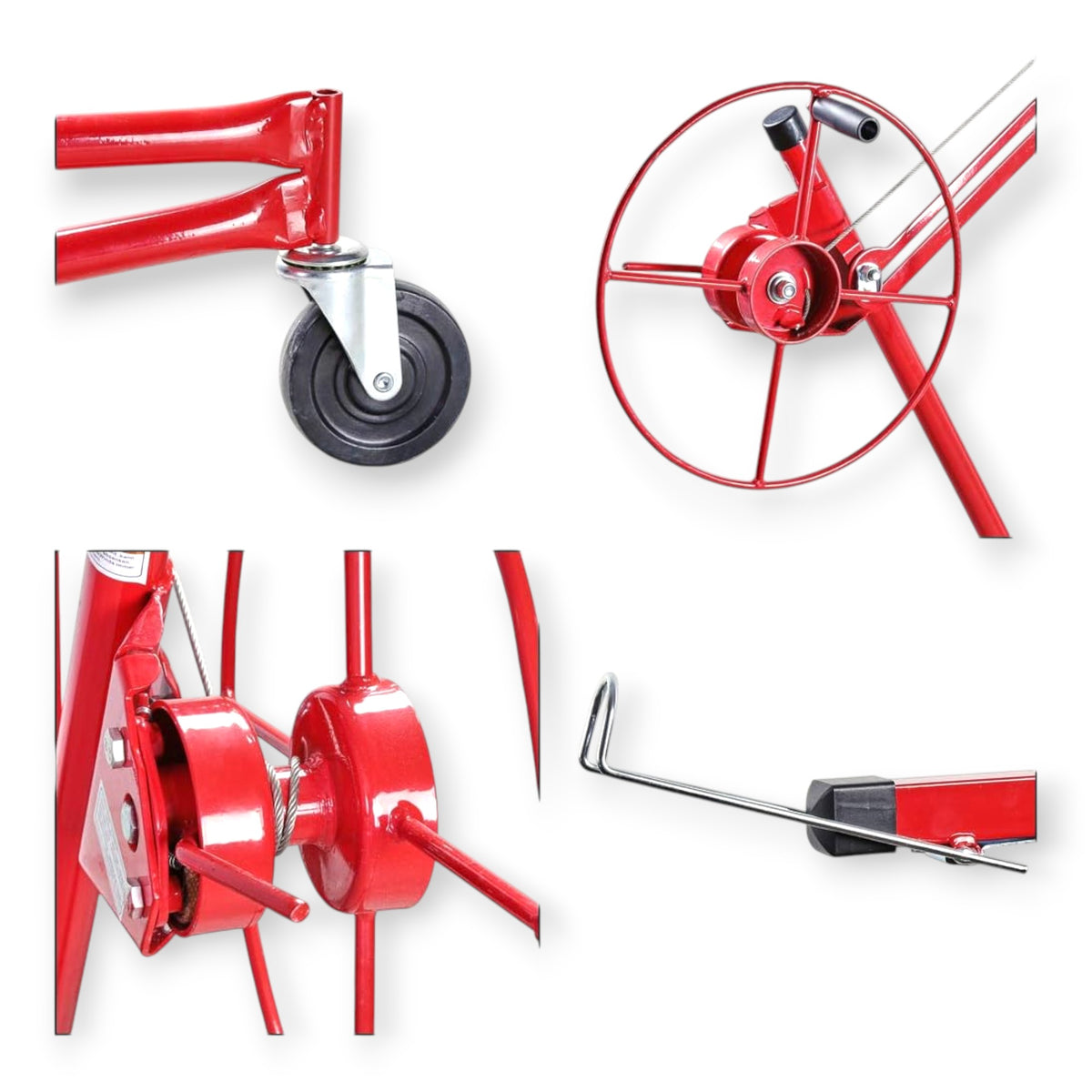 KrafTech HM6764 Gipszkarton- és OSB-lap Emelő – 68 kg Teherbírás, 3,35 m Emelési Magasság