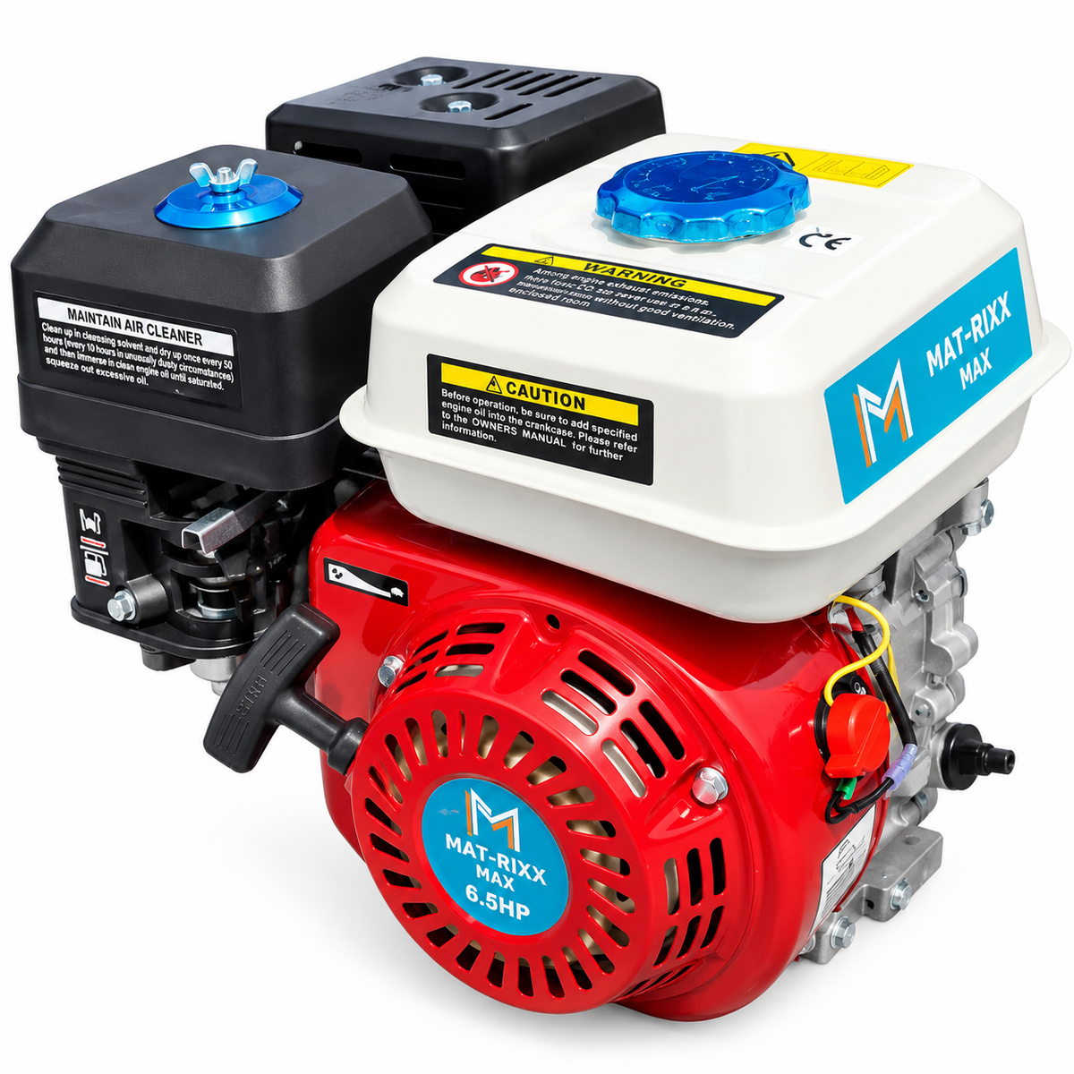 MAT-RIXX 168F 6,5 LE / 4,8 kW benzinmotor – 4 ütemű OHV motor