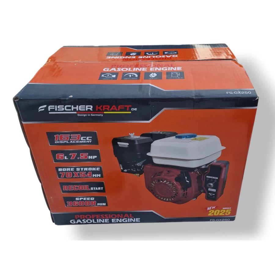 Fischer Kraft FS-GX250 Önindítós benzinmotor 4 ütemű, 163 ccm, 7,5 LE FS-GX250