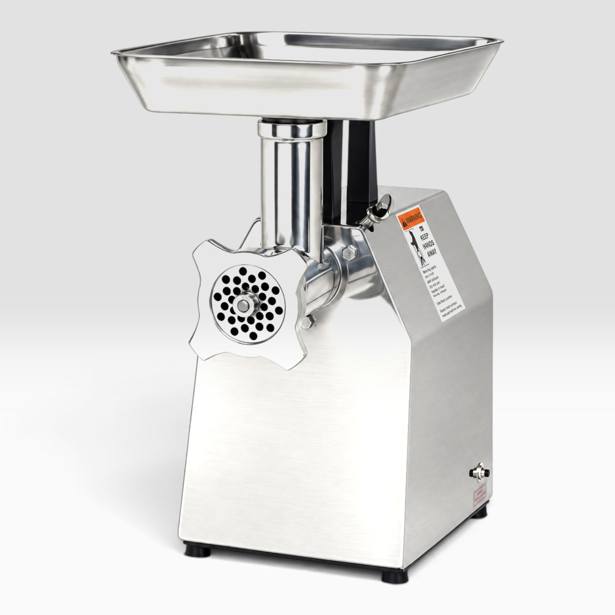 Inox HM-6315 ipari INOX húsdaráló 3500W, 280 kg/h kapacitással, 230V 50Hz gép