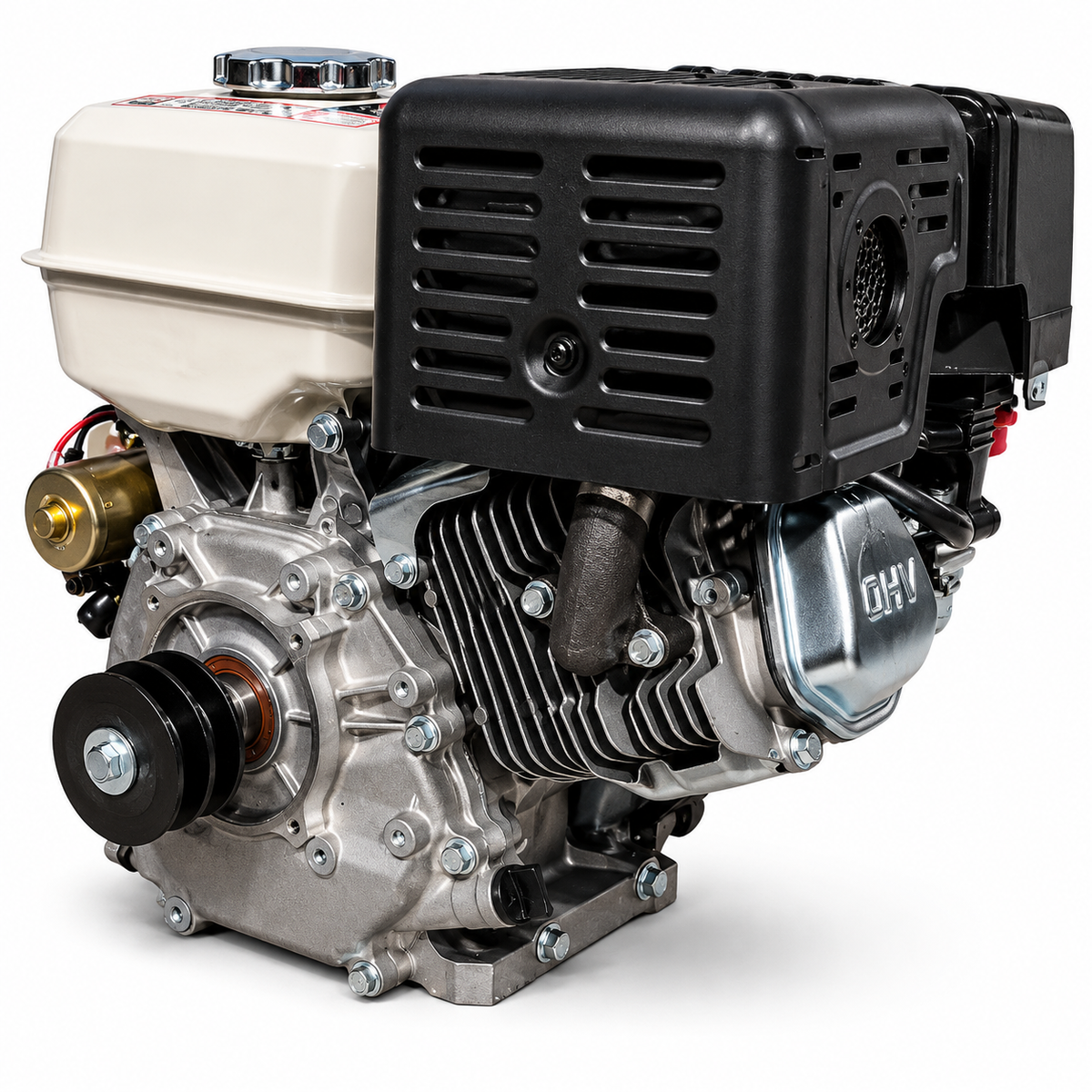 EuroStar M61.Motor.15HP – 15 LE Benzinmotor Önindítóval és Leszerelhető Ékszíjtárcsával