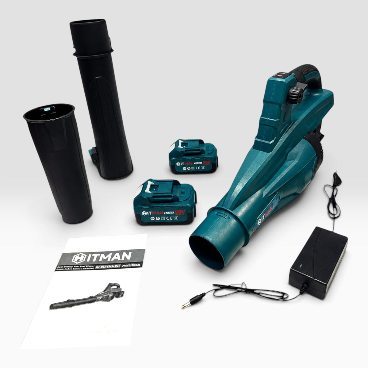 Hitman HT-BLS-6348RS akkumulátoros lombfúvó 98V – 2 db akkumulátorral