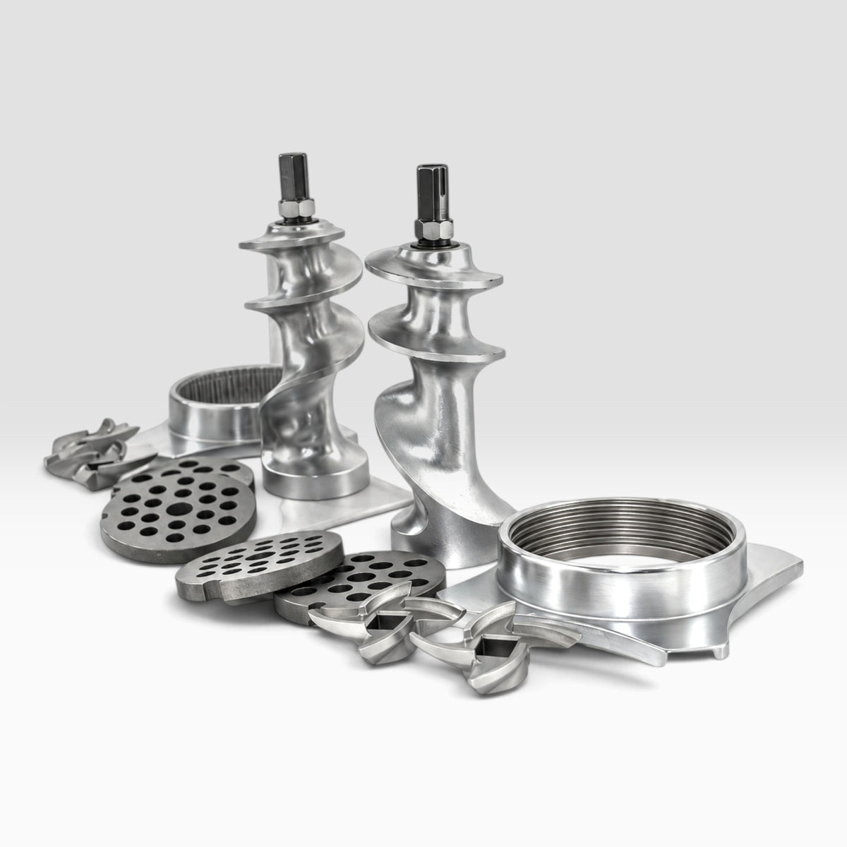Rozsdamentes acél Inox húsdaráló 8” 2500W HM6240