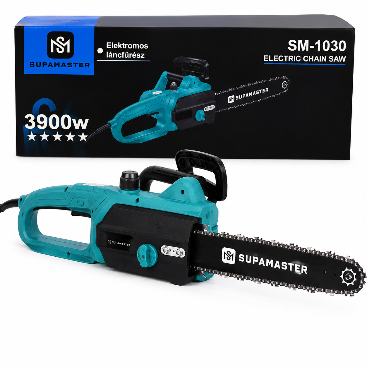 Supamaster SM-1030 elektromos láncfűrész – 3900 W