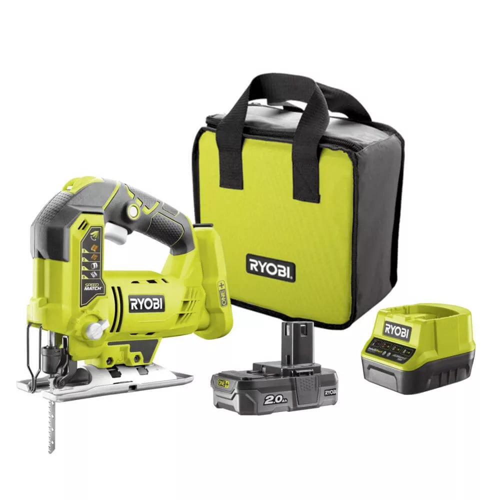 RYOBI Akkus Szúrófűrész 18V, 2.0Ah Akkumulátorral R18JS-120S