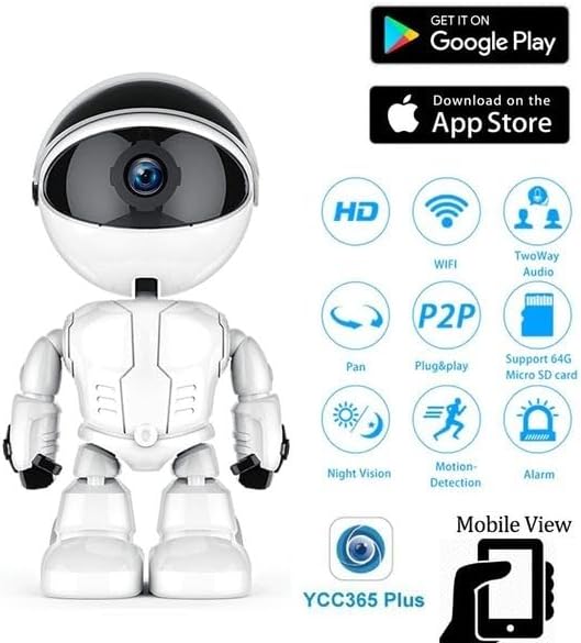 Smart Robot Wireless IP Kamera – Auto Tracking Okos Beltéri WiFi Kamera