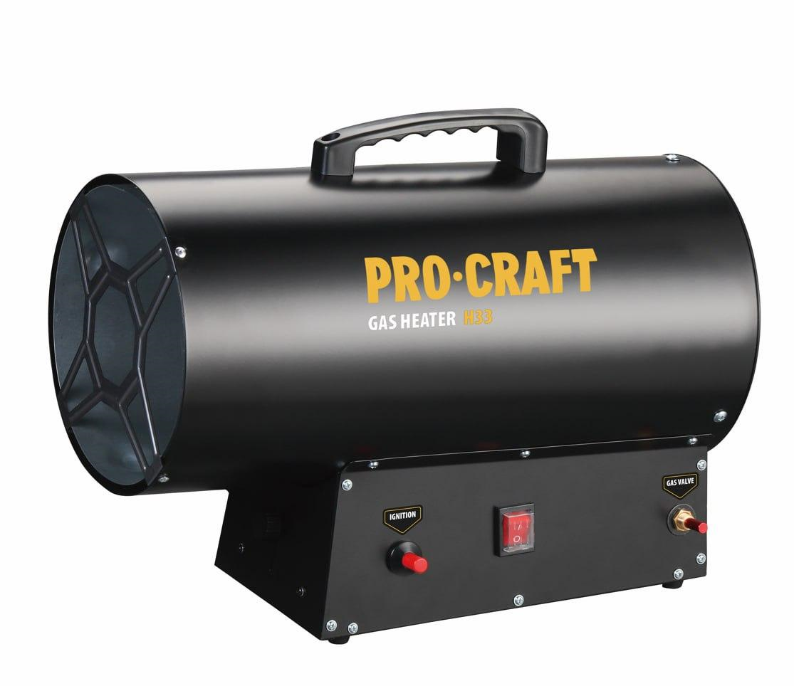 PROCRAFT Gázüzemű Ipari Hőlégfúvó 33kW H33