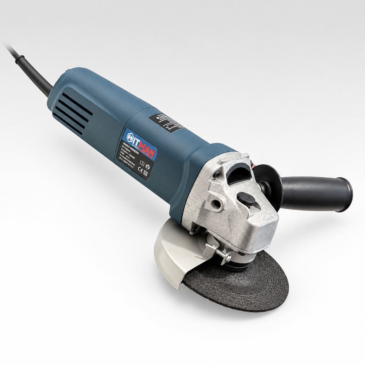 HITMAN HT-AG125-4126 sarokcsiszoló 1650 W – 125 mm, fordulatszám-szabályzós