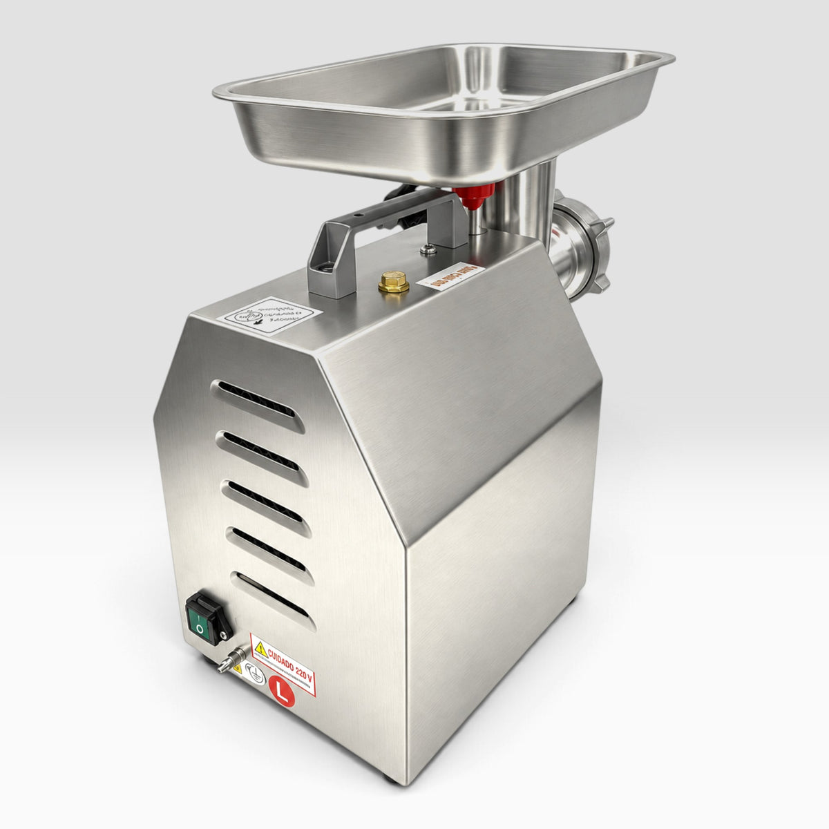Hitman HM-6314 INOX 12 Ipari Húsdaráló – 3000 W, Réztekercses Motorral