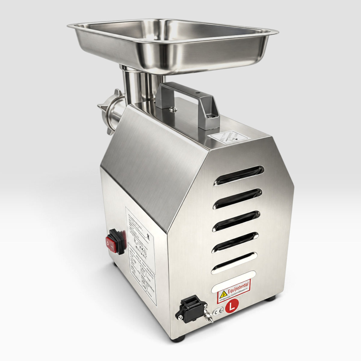 Hitman HM-6314 INOX 12 Ipari Húsdaráló – 3000 W, Réztekercses Motorral