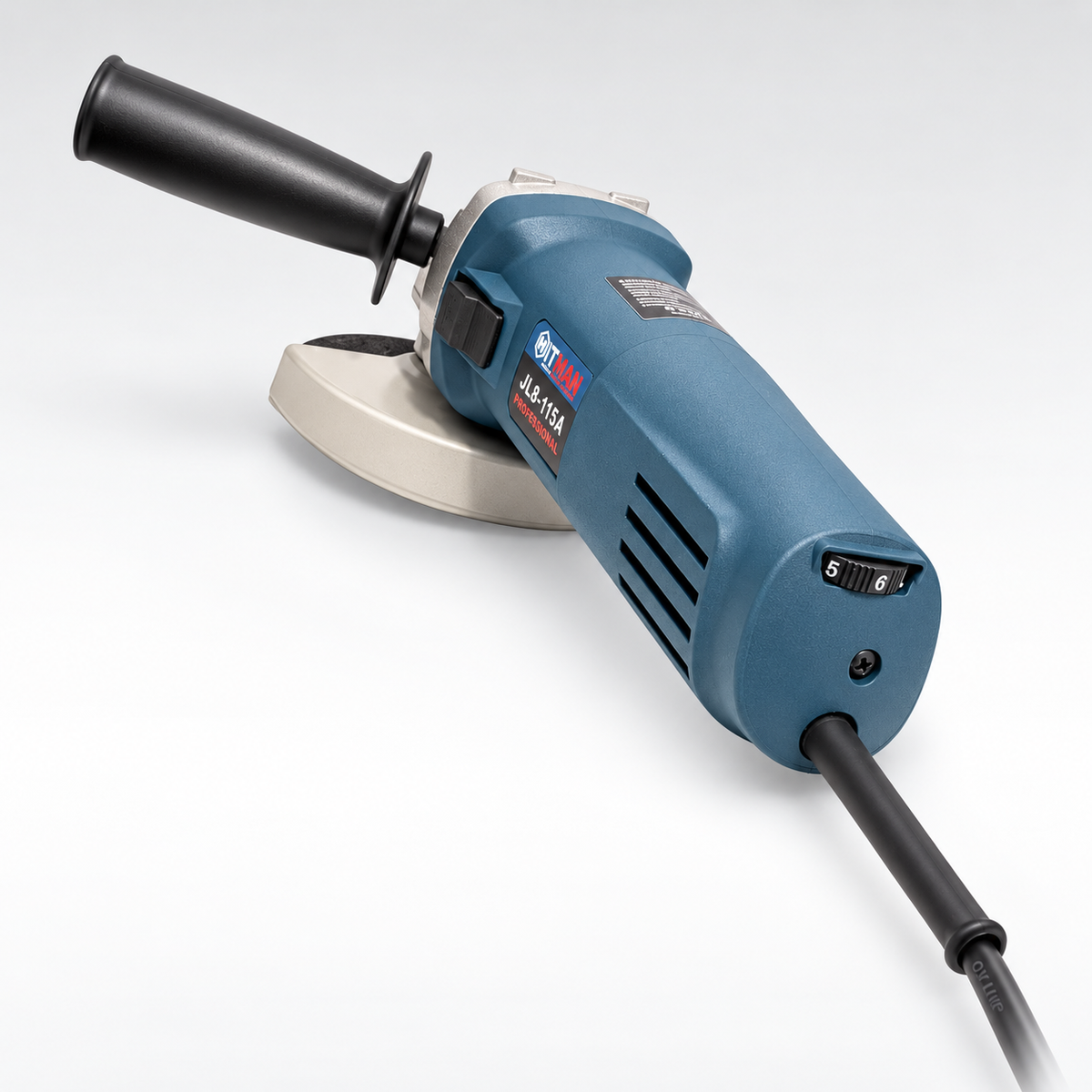 HITMAN HT-AG125-4126 sarokcsiszoló 1650 W – 125 mm, fordulatszám-szabályzós