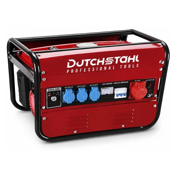 DutchStahl DS9500W Benzines Áramfejlesztő 8500W 3 Fázisú Generátor 220–380V