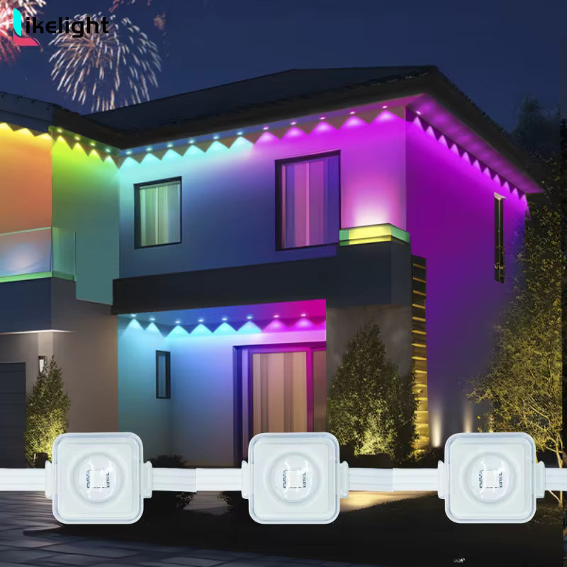 MIMIRGB RGB Kültéri LED Fényrendszer 5 m – Okos App Vezérlés, IP67