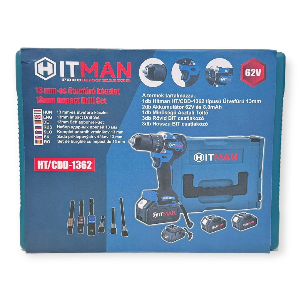 HITMAN HT-CDD-1362 akkumulátoros ütvefúró-csavarozó