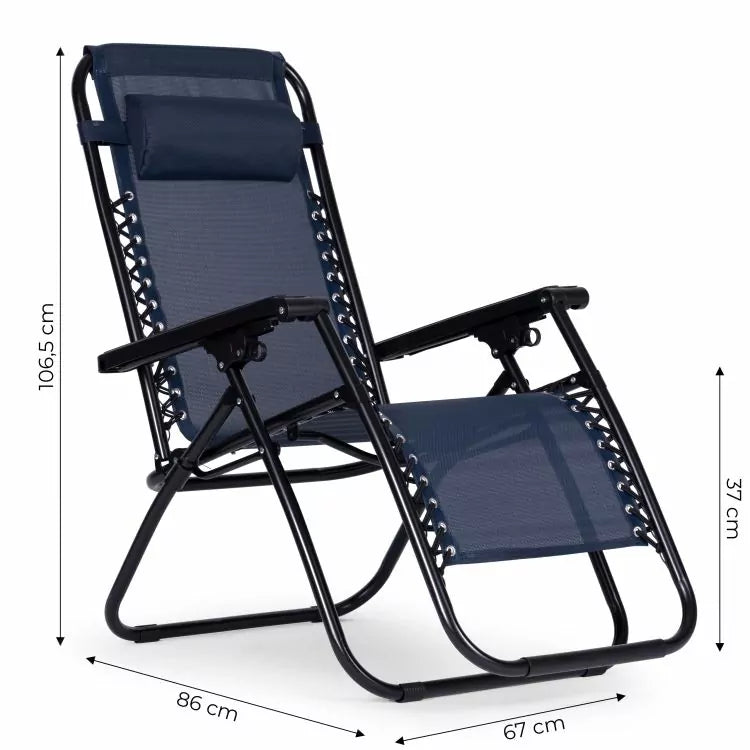 RelaxZero Gravity Premium Kék Pihenőszék