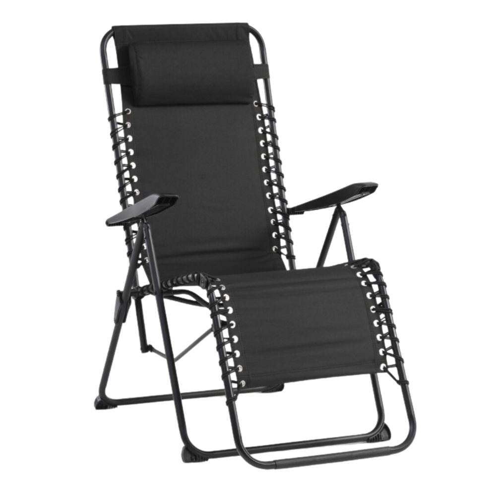 RelaxZero Gravity Premium Fekete Pihenőszék