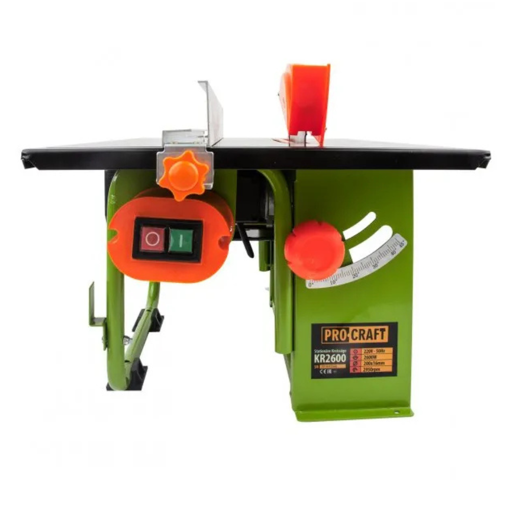 Procraft KR2600 Asztali Körfűrész 800W