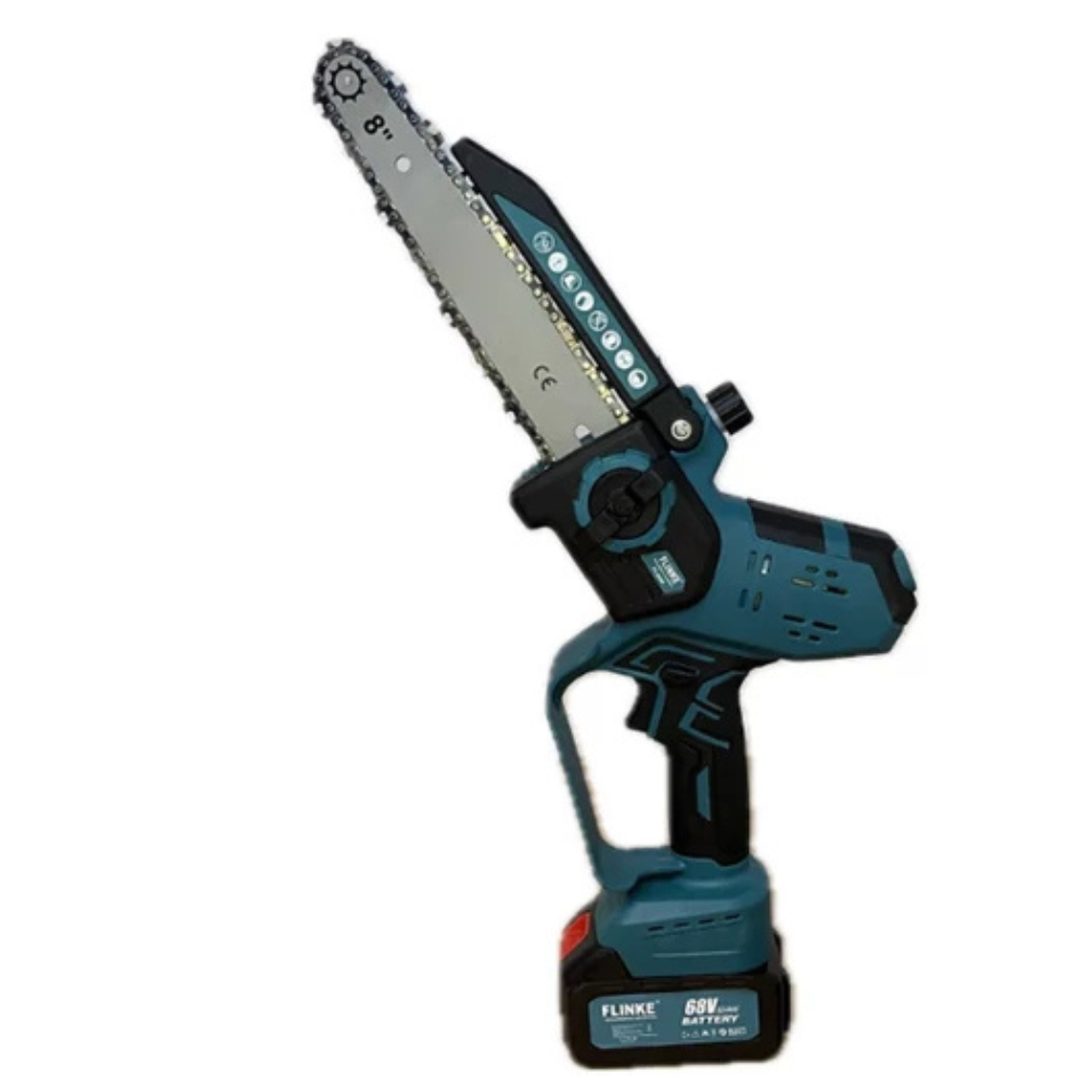 KRAFTON KF-0062 Akkus Mini Láncfűrész 62V 9" 2 Akkumulátorral