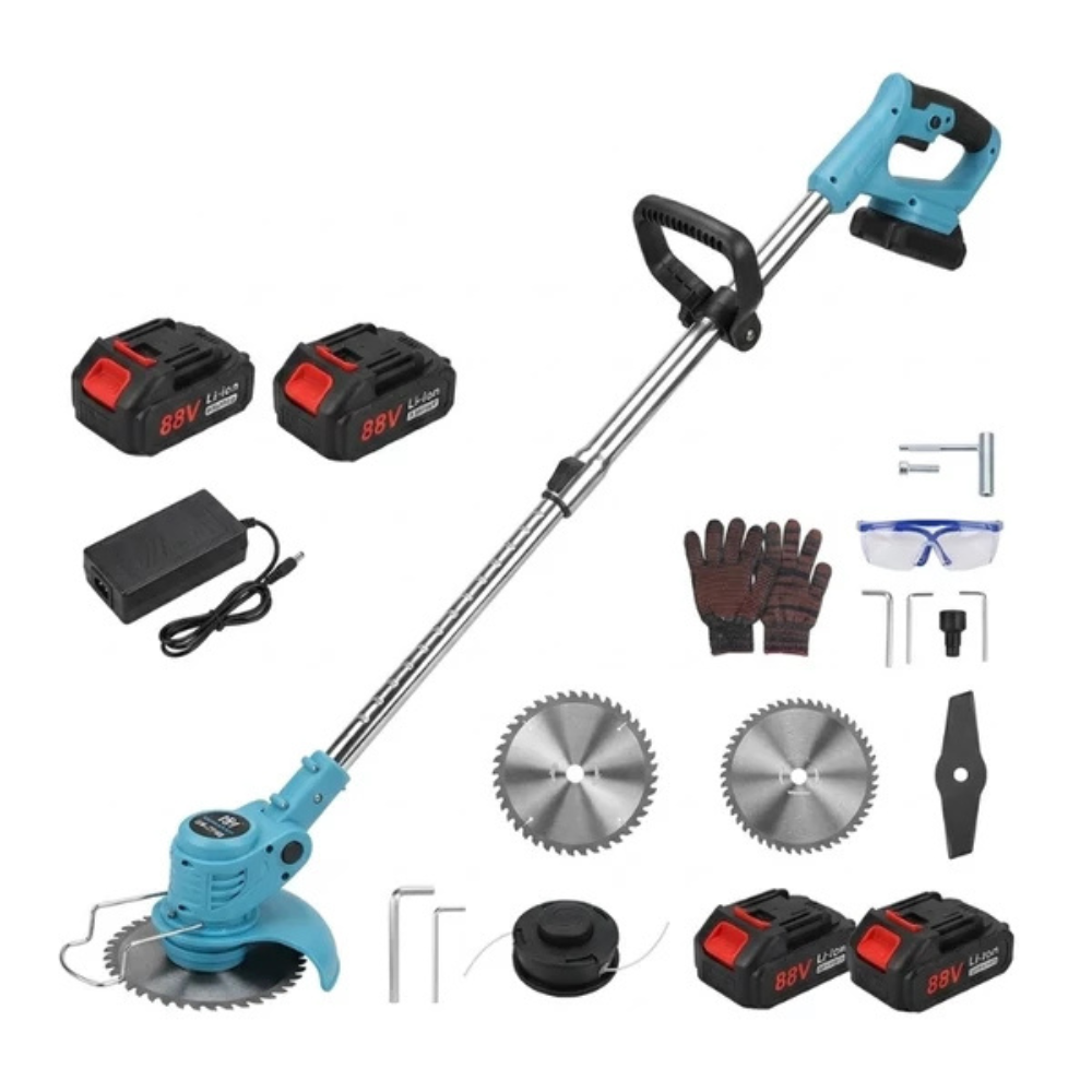 SUPAMASTER Akkumulátoros Fűkasza 88V 2 Akkumulátorral SM-2788