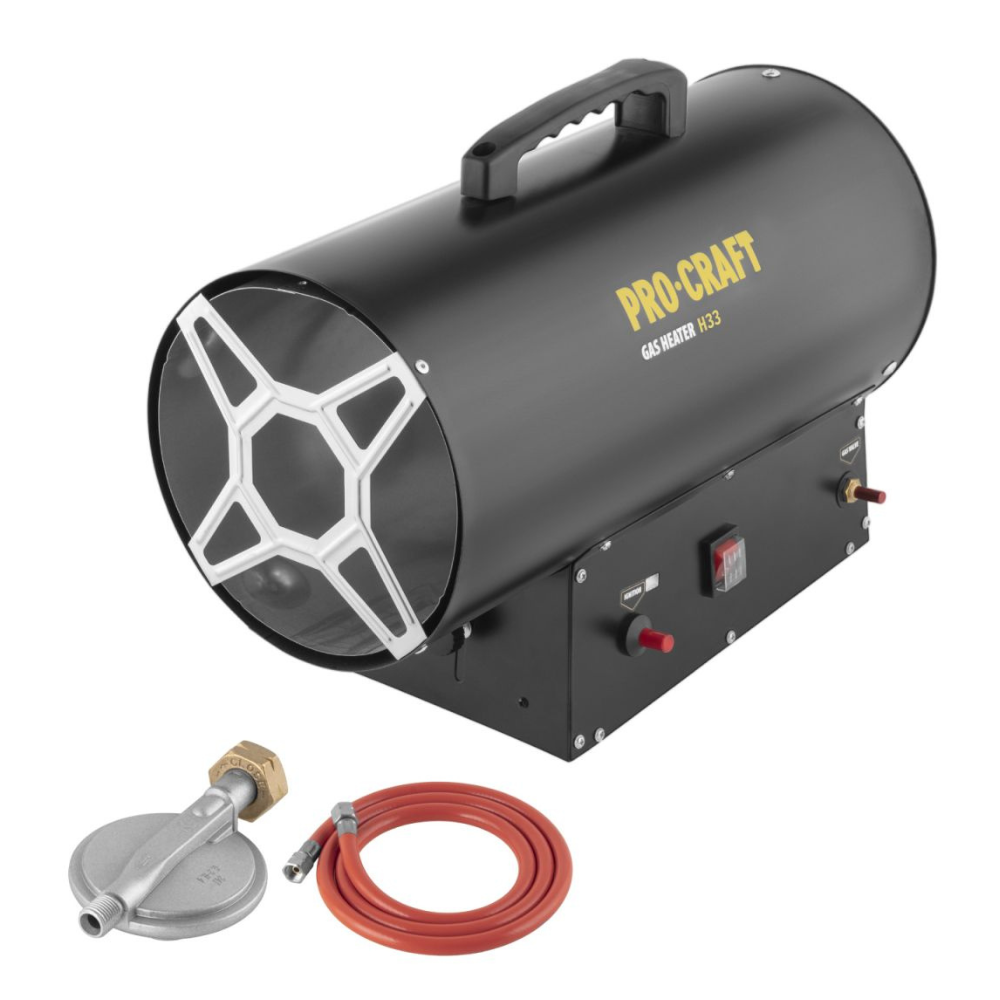 PROCRAFT Gázüzemű Ipari Hőlégfúvó 33kW H33