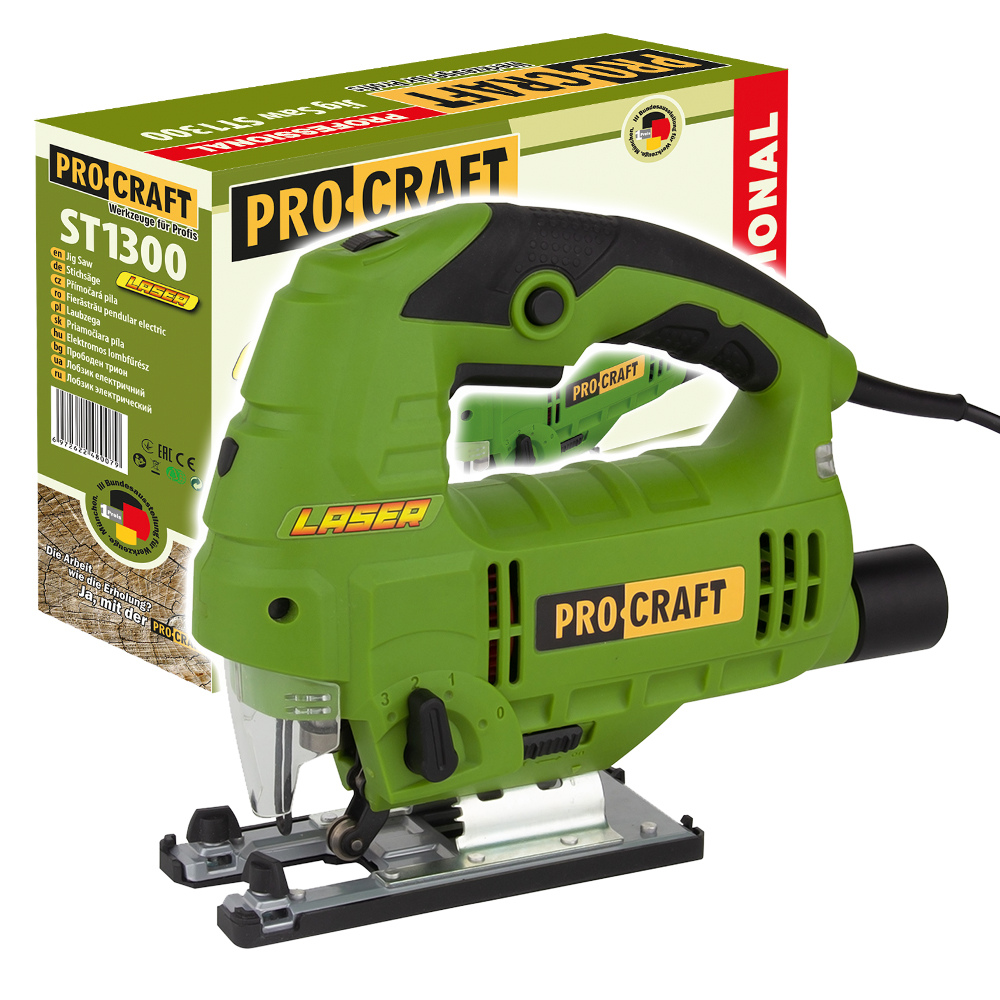 ProCraft ST1300 Szúrófűrész 800W Lézeres Dekopírfűrész