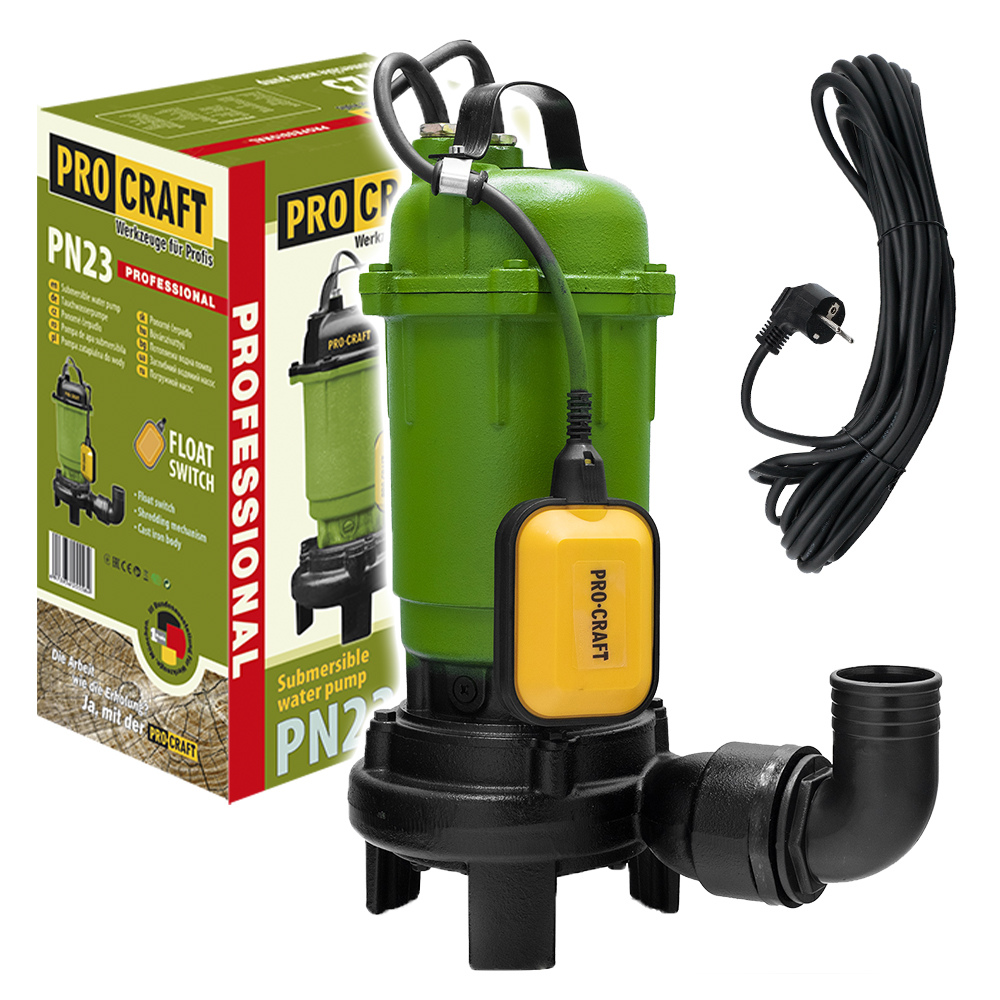 Procraft PN23 Szennyvíz Szivattyú Darálókéses 750W