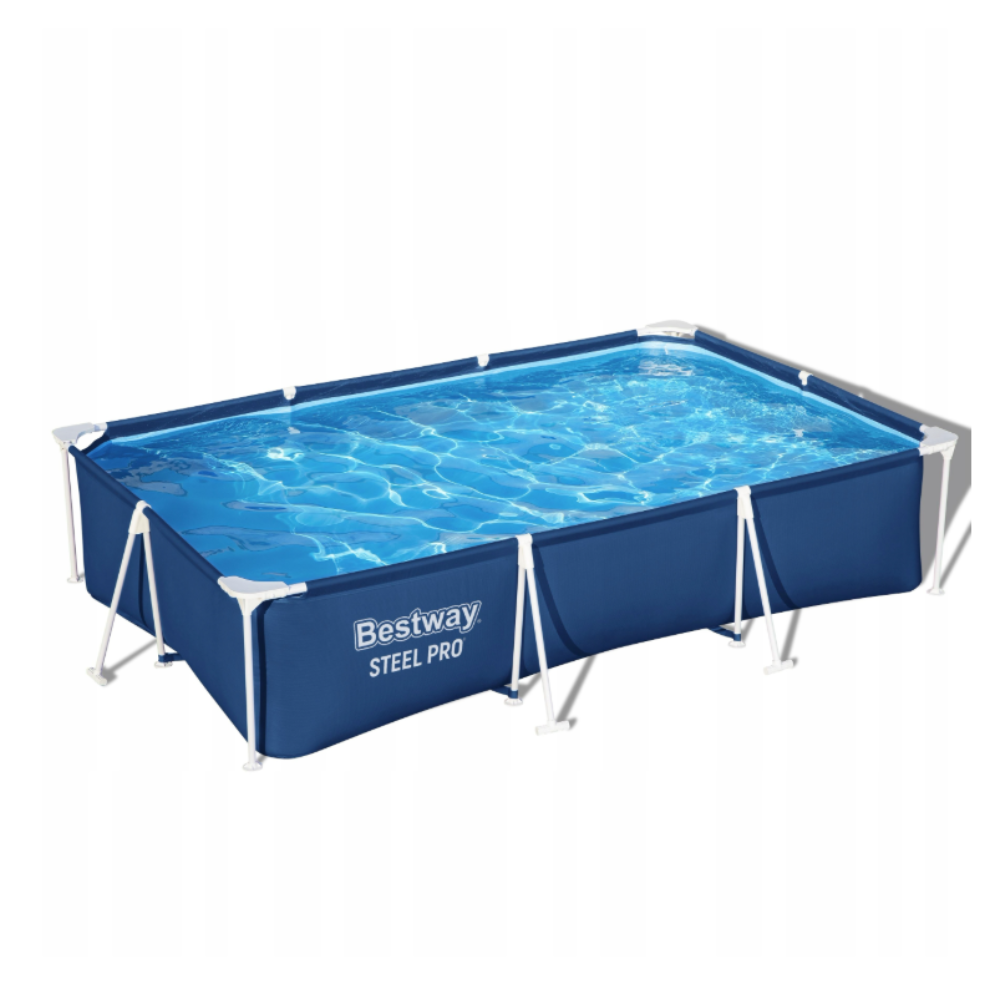 Bestway Steel Pro™ Családi Fémvázas Medence 300 × 201 × 66 cm 56404