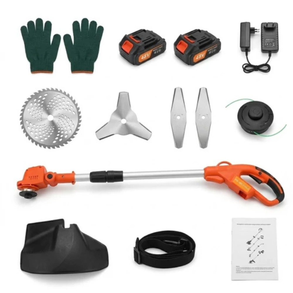 Welnek Tools VK-4050 Akkumulátoros Fűkasza és Szegélyvágó 48V