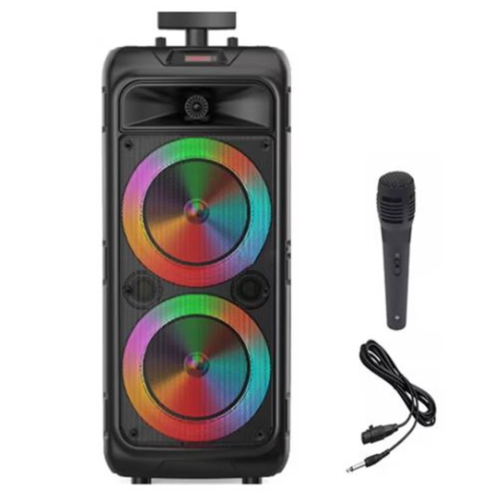 ZQS-8211 Bluetooth Karaoke Hangszóró Mikrofonnal – Hordozható Party Hangfal