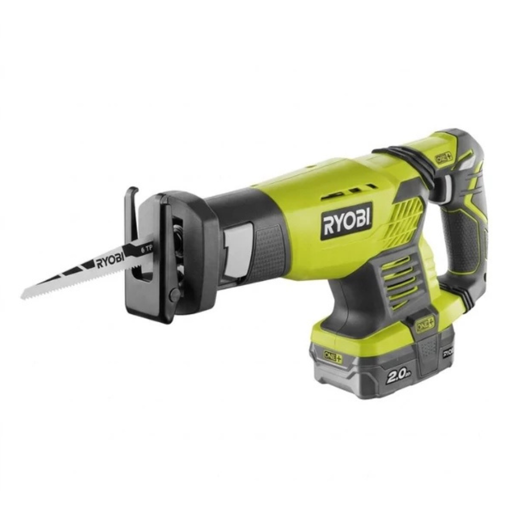 RYOBI Akkumulátoros Szablyafűrész 18V, 2.0Ah Akkumulátorral RRS1801