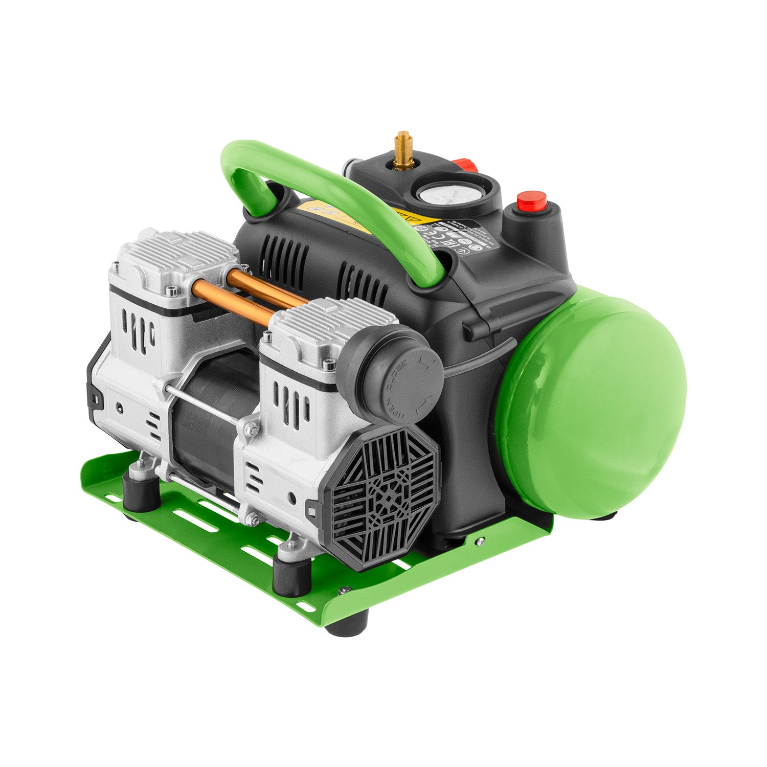 Procraft AC6 olajmentes, kétdugattyús kompresszor, 6 liter, 8 bar, 1100 W