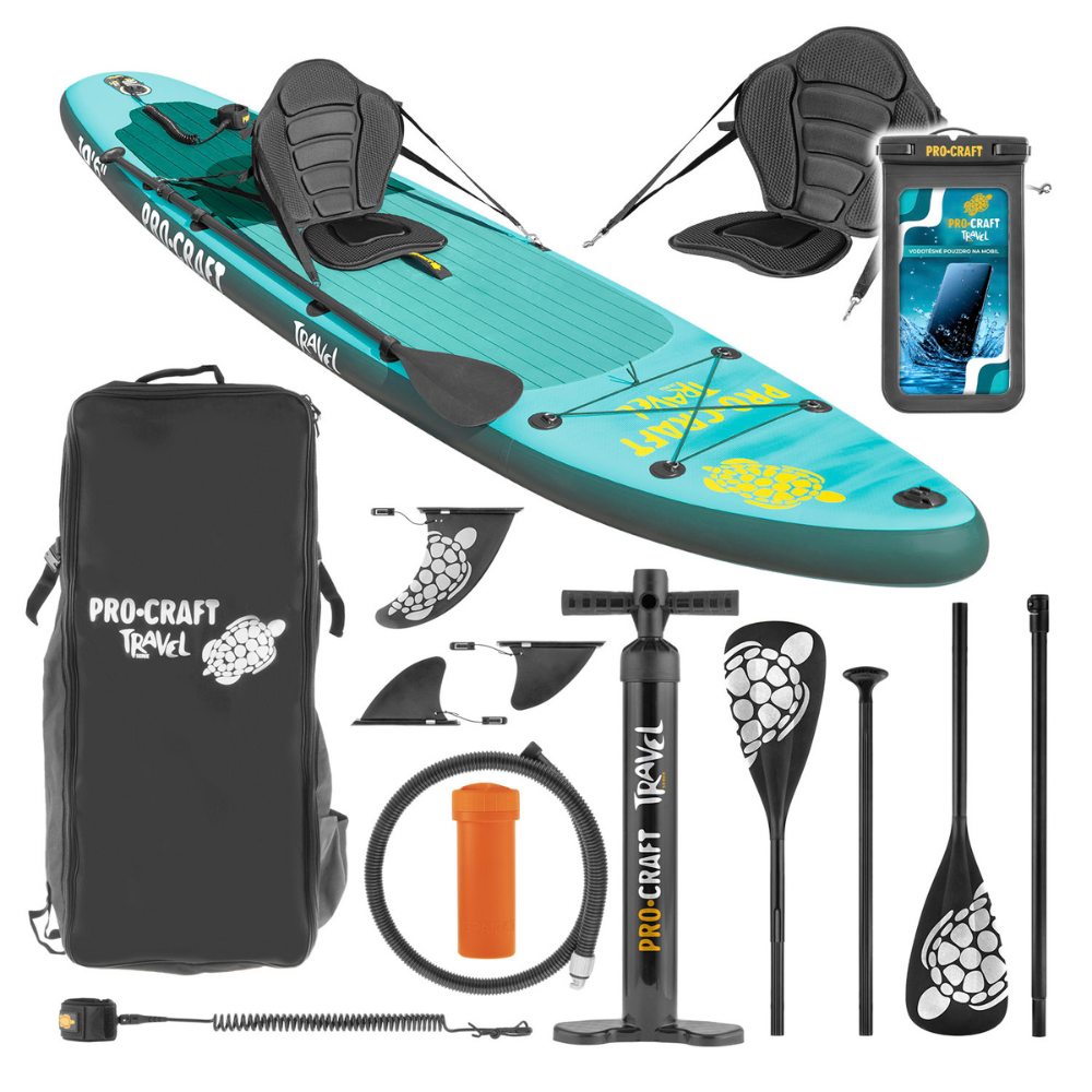 Procraft Travel felfújható SUP deszka szett 320 × 81 × 15 cm SUP320