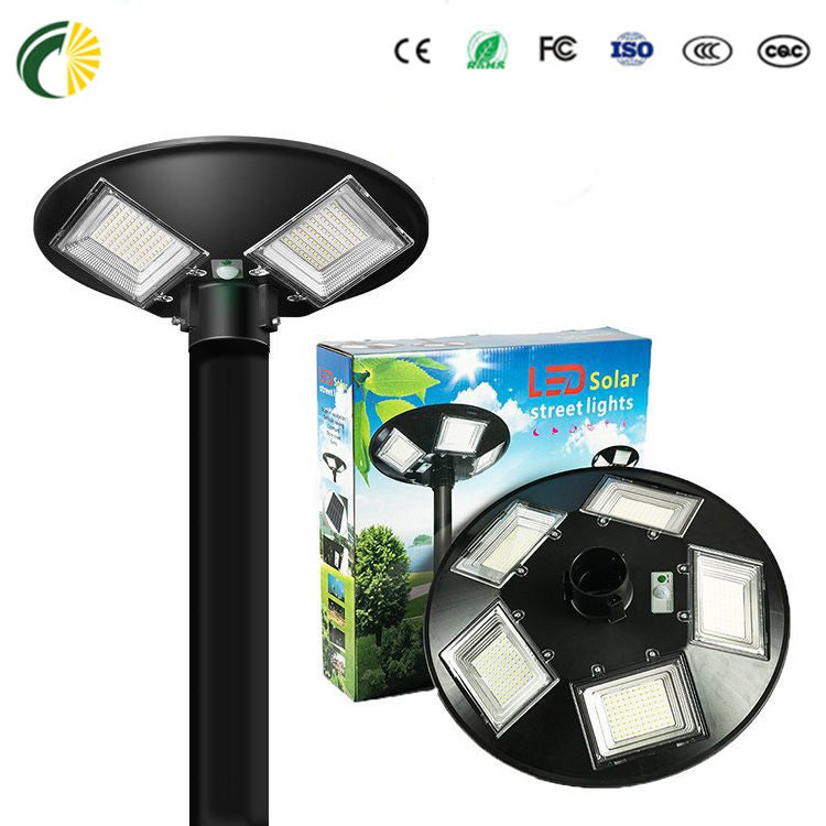 Napelemes UFO kültéri lámpa 240 LED-del, IP67 védelemmel és távirányítóval